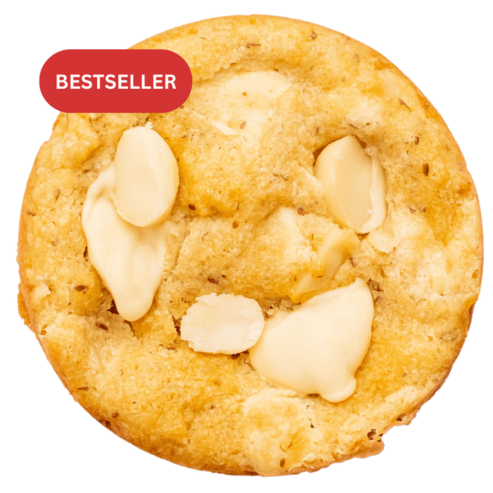 Macadamia White Choc Style – veganer Cookie von Deichkeks