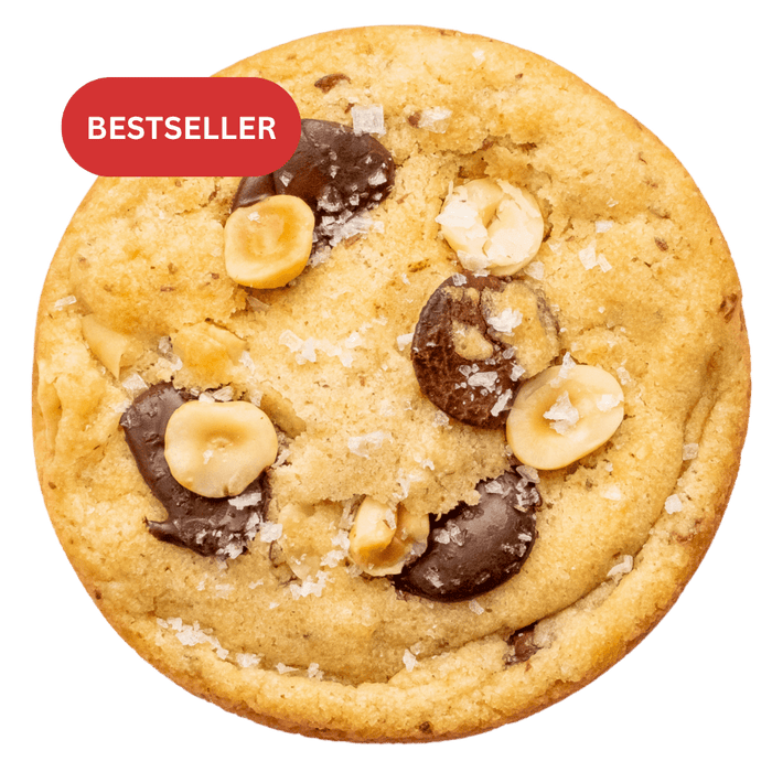 Haselnuss Choco Meersalz – veganer Cookie von Deichkeks