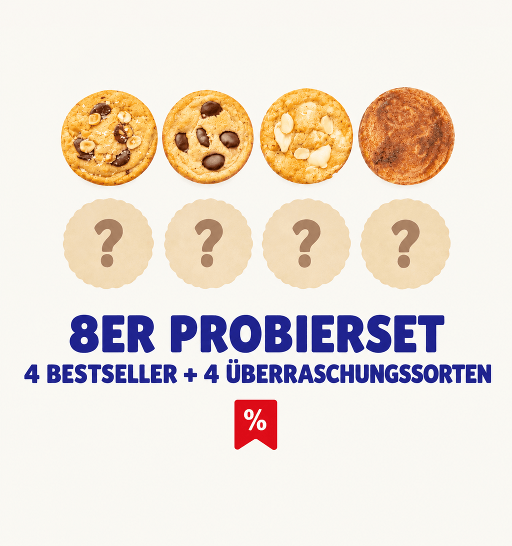 8er Probierset – 4 Bestseller + 4 Überraschungssorten (ohne Box)
