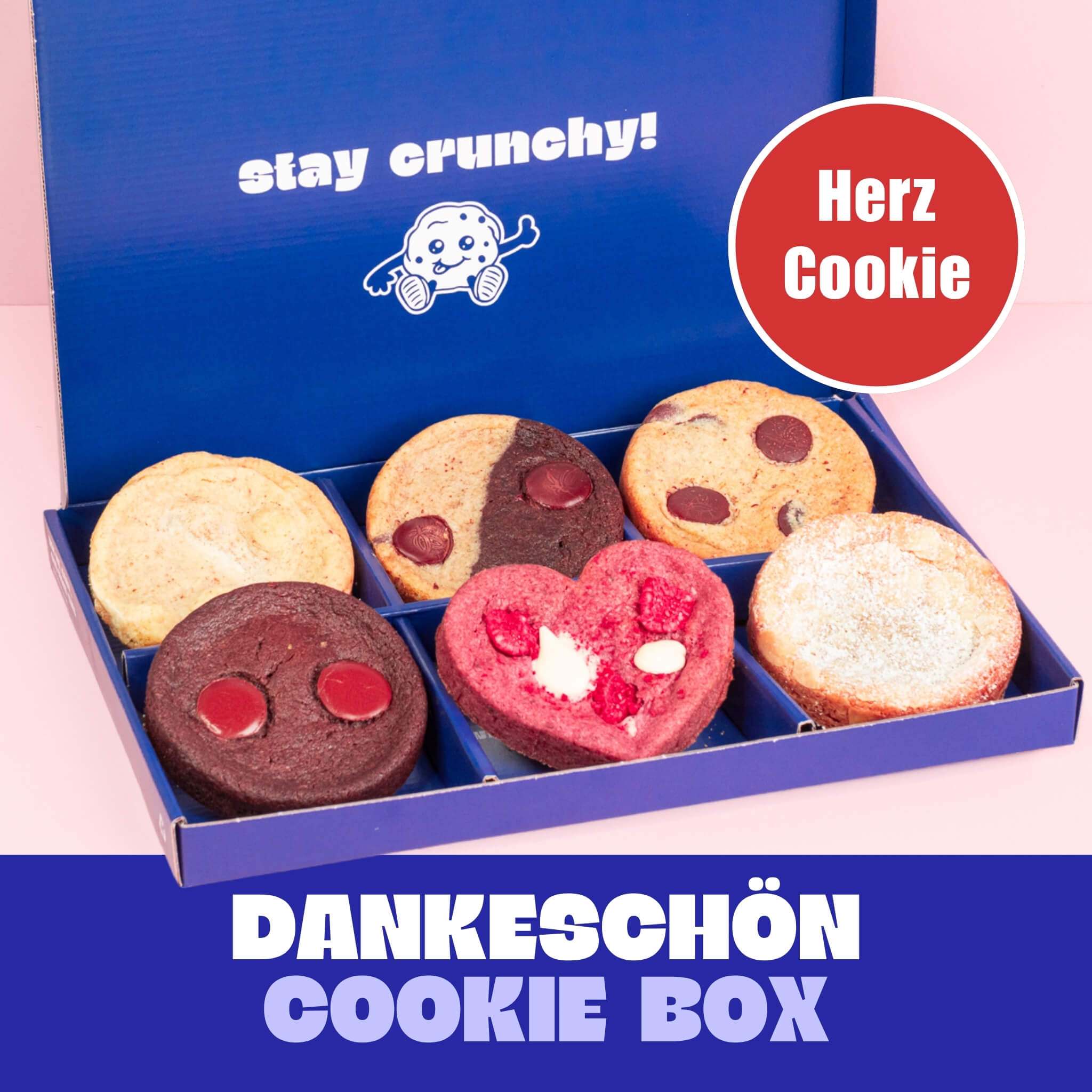 Dankeschön – 6er BIG Cookie Box