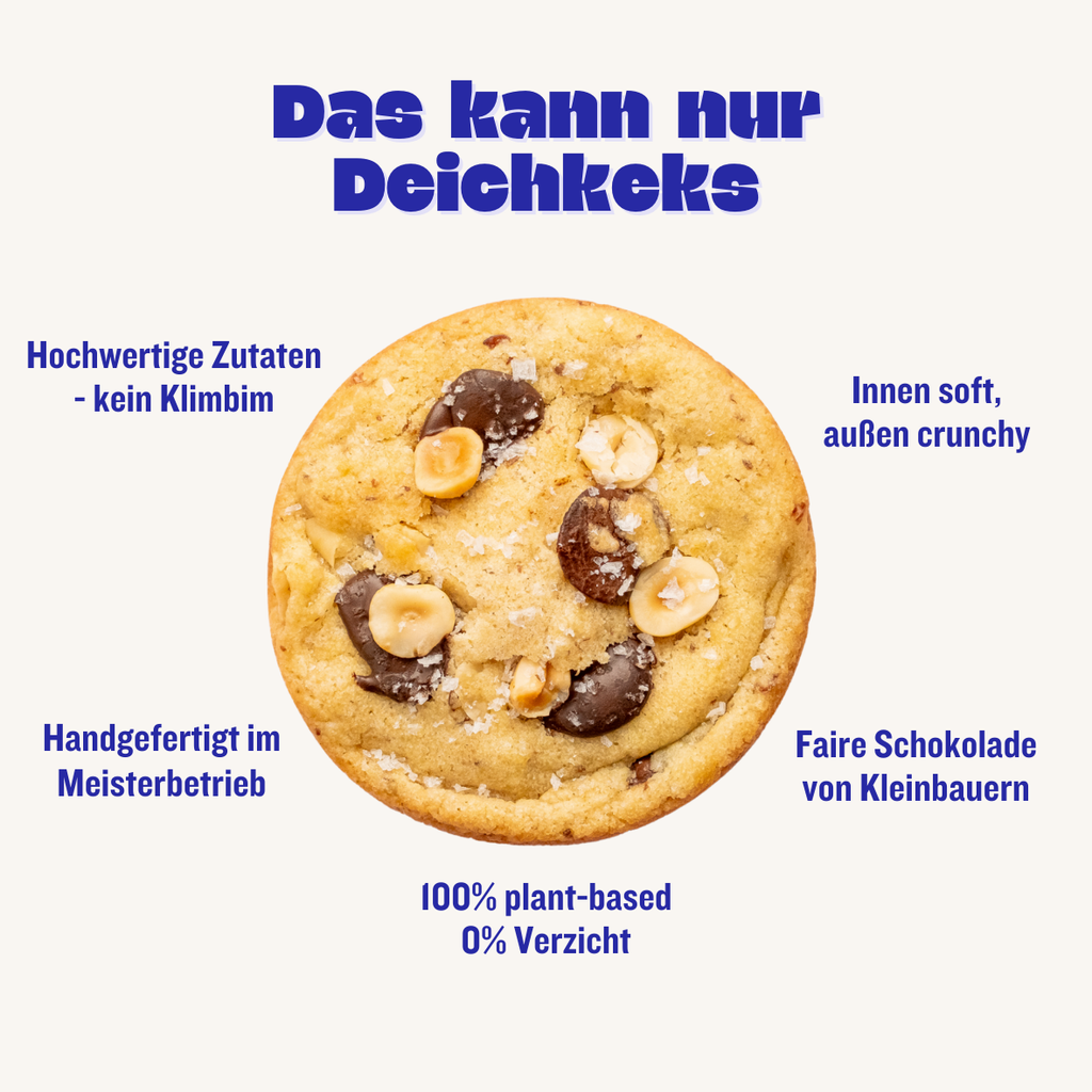 Vorteile unserer handgemachten Cookies mit fairen Zutaten
