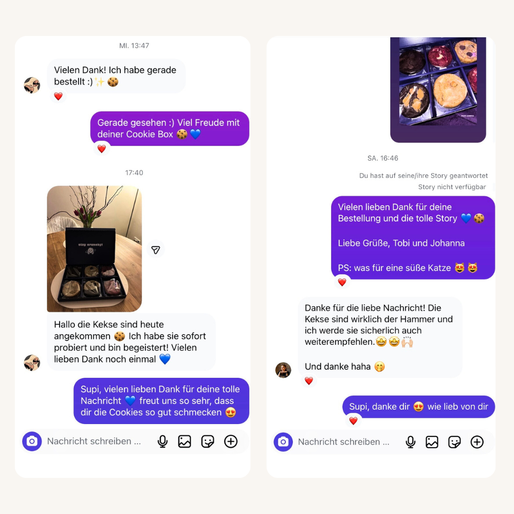 Valentins Special - 6er Big Cookie Box