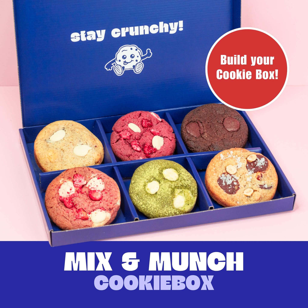 Mix & Munch Cookie Box, erstelle deine eigene Cookie Box mit deinen liebsten Sorten