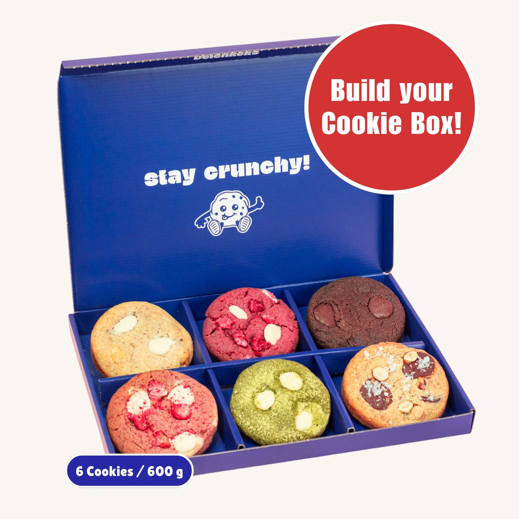 6er BIG Cookie Box - Mix & Munch - Geschenkbox