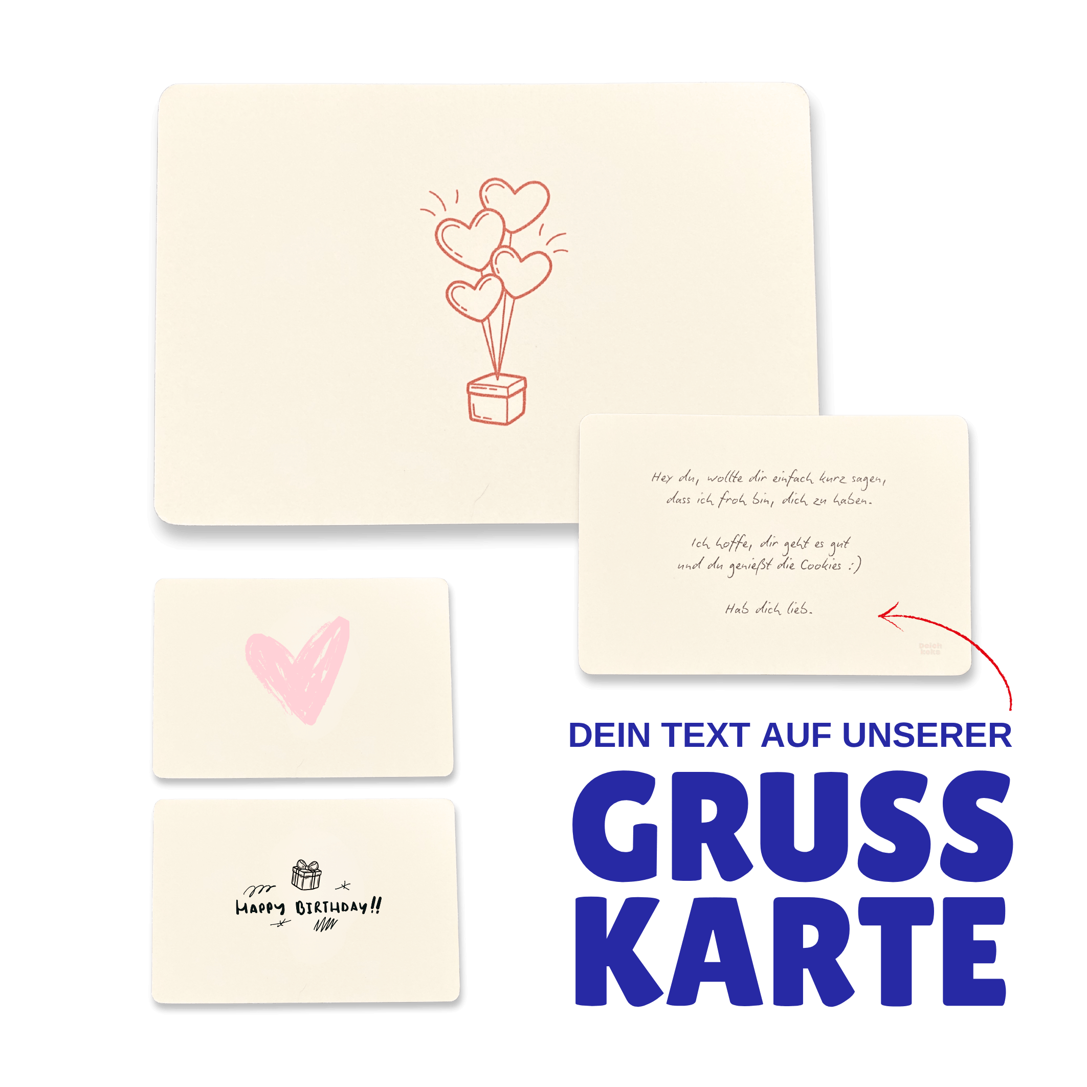Persönliche Grußkarte