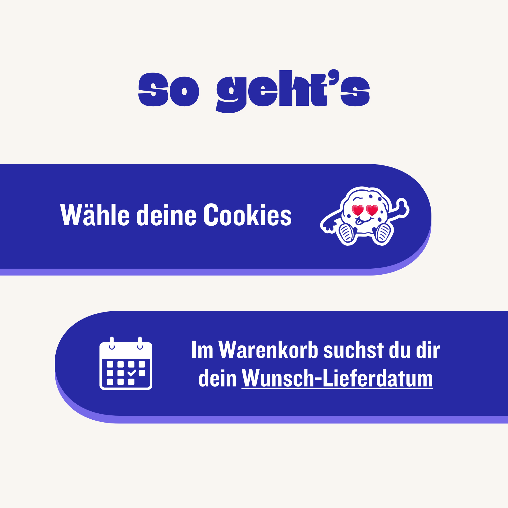 6er Big Cookie Box - Mix dir deine Box