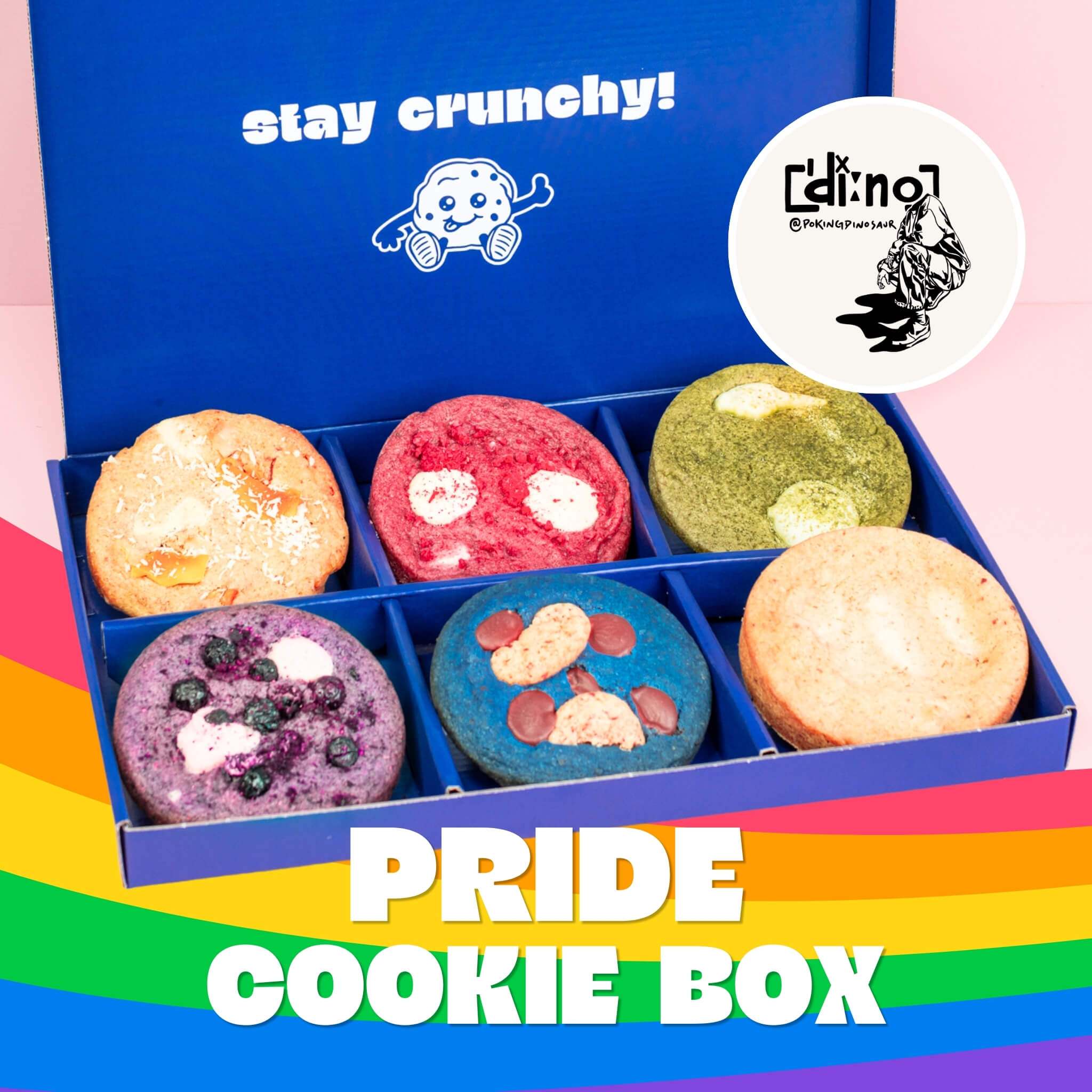 Pride – 6er BIG Cookie Box 🏳️‍🌈