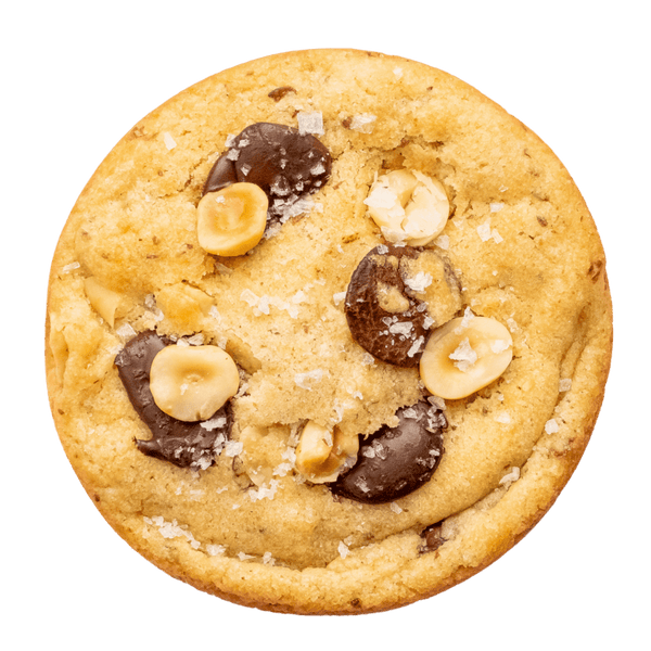 Haselnuss Choco Cookie von Deichkeks – veganer Cookie mit Haselnussstückchen und dunkler Schokolade