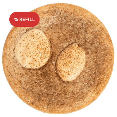 Pumpkin Spice White Choc Style Latte Cookie von Deichkeks – veganer Cookie mit weißer Schokolade und Kürbisgewürz Refill